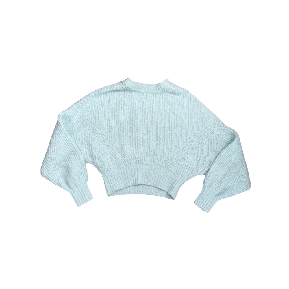 Pilcro Anthropologie Ribbed Dolman Sweater Womens XL Mint Blue‎ Excellent Knit